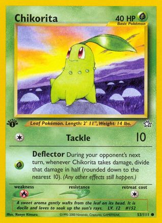Chikorita (53) - 53/111 - Common - 1st Edition