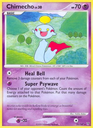 Chimecho - 21/147 - Rare - Reverse Holo