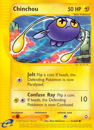 Chinchou - 71/147 - Common - Reverse Holo