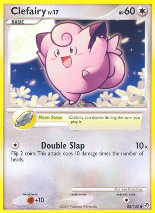 Clefairy - 83/132 - Common - Reverse Holo