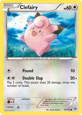 Clefairy - 97/135 - Common - Reverse Holo