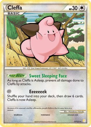 Cleffa - 17/123 - Rare - Reverse Holo
