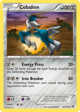 Cobalion - 91/113 - Holo Rare