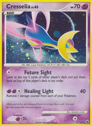 Cresselia - 2/100 - Holo Rare - Reverse Holo