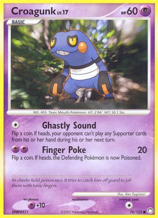 Croagunk - 78/123 - Common - Reverse Holo