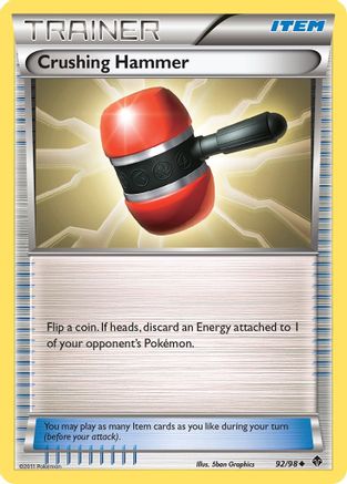 Crushing Hammer - 92/98 - Uncommon - Reverse Holo