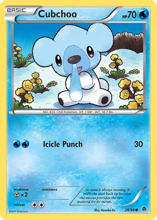 Cubchoo (29) - 29/98 - Common