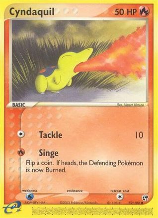 Cyndaquil - 59/100 - Common - Reverse Holo