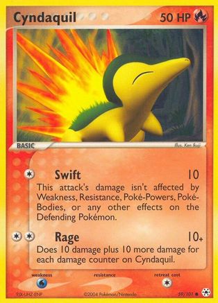 Cyndaquil - 59/101 - Common - Reverse Holo