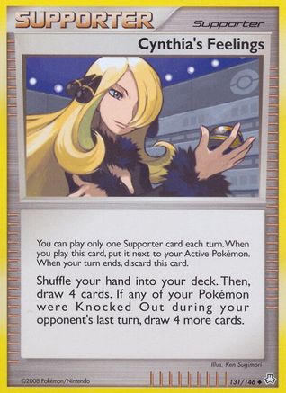 Cynthia's Feelings - 131/146 - Uncommon - Reverse Holo