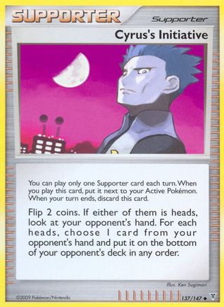 Cyrus's Initiative - 137/147 - Uncommon - Reverse Holo