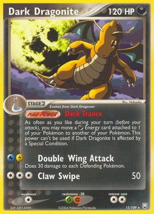 Dark Dragonite - 15/109 - Rare - Reverse Holo