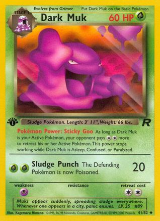 Dark Muk 041/82  - Unlimited Team Rocket - Uncommon