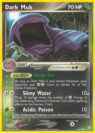 Dark Muk - 16/109 - Rare - Reverse Holo