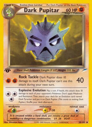 Dark Pupitar 038/105 - Unlimited Neo Destiny - Uncommon