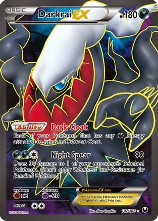 Darkrai EX (107 Full Art) 107 - Holofoil Dark Explorers - Ultra Rare