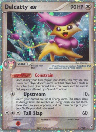 Delcatty EX - 91/100 - Ultra Rare
