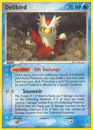 Delibird - 21/109 - Rare