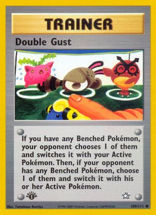Double Gust - 100/111 - Common - 1st Edition