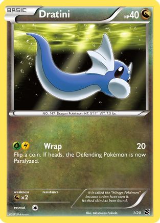 Dratini (1) - 1/20 - Holo Rare