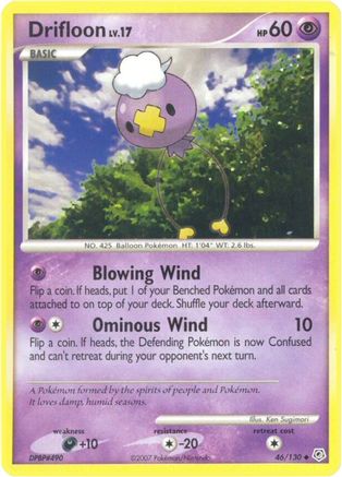 Drifloon - 46/130 - Uncommon - Reverse Holo