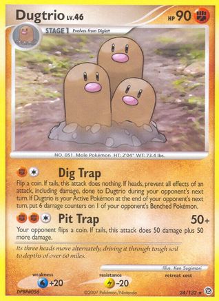 Dugtrio - 24/132 - Rare