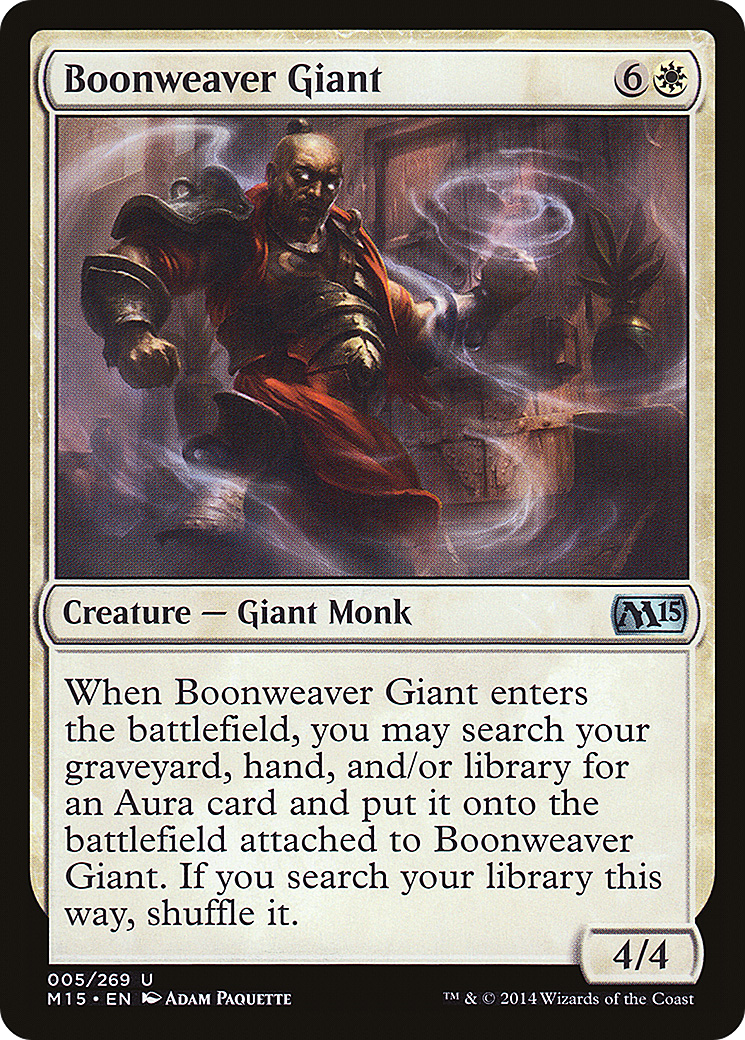 Boonweaver Giant (M15-005) Foil