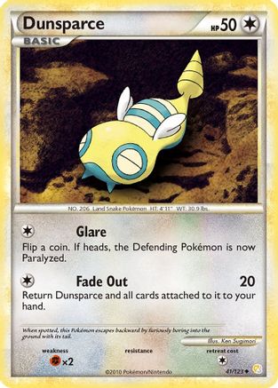 Dunsparce - 41/123 - Uncommon - Reverse Holo