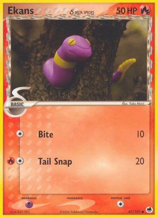 Ekans (Delta Species) - 47/101 - Common - Reverse Holo