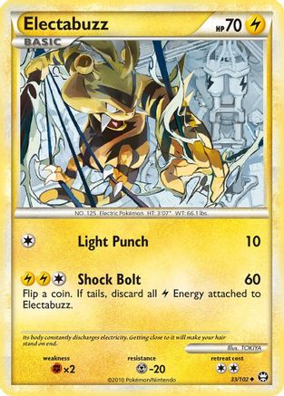 Electabuzz - 33/102 - Uncommon - Reverse Holo