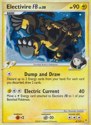 Electivire FB - 4/147 - Holo Rare - Reverse Holo
