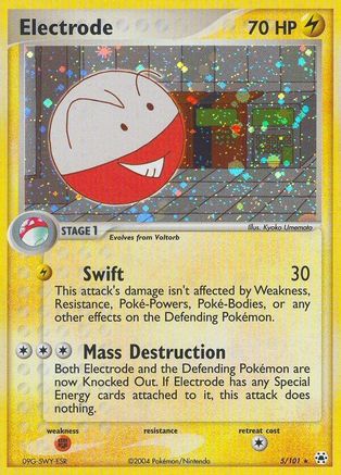 Electrode - 5/101 - Holo Rare - Reverse Holo