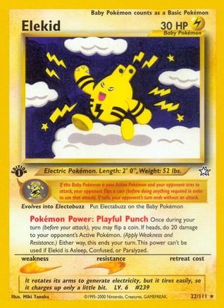 Elekid 022/111 - Unlimited Neo Genesis - Rare