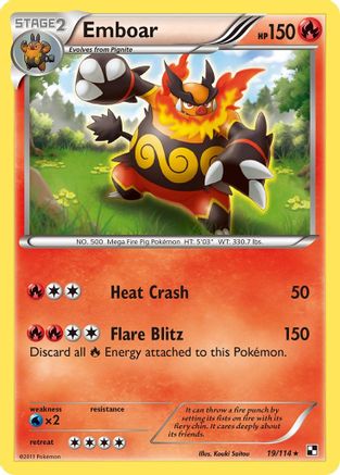 Emboar (19) - 19/114 - Holo Rare