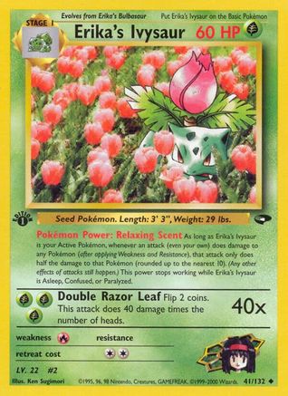 Erika's Ivysaur 041 - Unlimited Gym Challenge - Uncommon