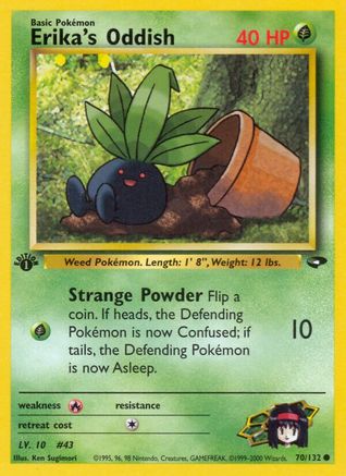 Erika's Oddish 070 - Unlimited Gym Challenge - Common