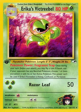 Erika's Victreebel 026 - Unlimited Gym Heroes - Rare