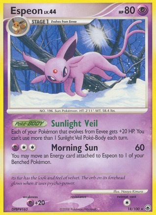 Espeon - 18/100 - Rare