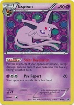 Espeon BW92  - Holofoil Black and White Promos - Promo