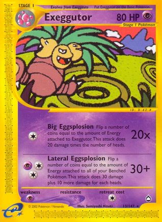 Exeggutor - 13/147 - Rare - Reverse Holo