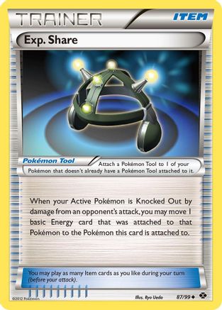 Exp. Share - 87/99 - Uncommon - Reverse Holo