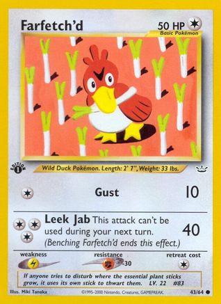 Farfetch'd - 43/64 - Common - 1st Edition