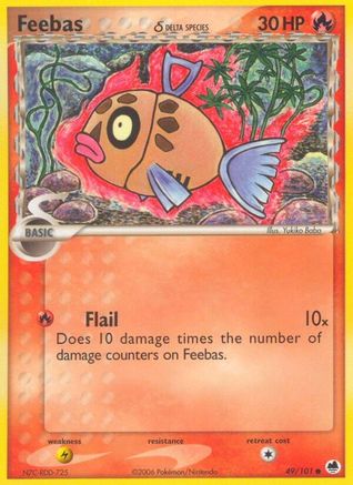 Feebas (Delta Species) - 49/101 - Common - Reverse Holo