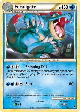 Feraligatr - 25/95 - Rare