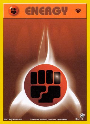 Fighting Energy - 106/111 - Common - 1st Edition