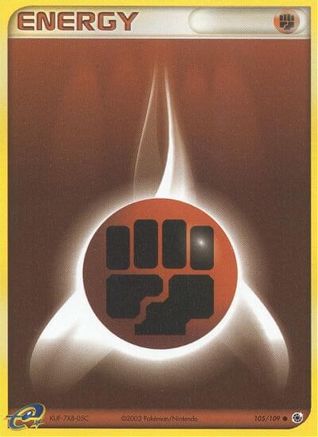 Fighting Energy - 105/109 - Common - Reverse Holo