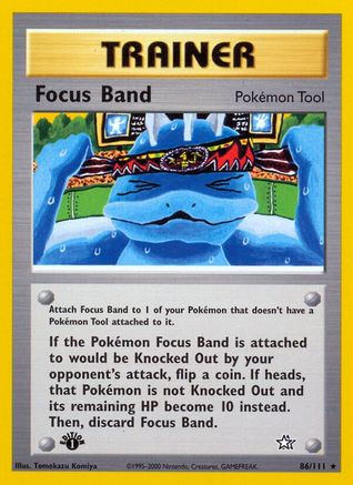 Focus Band - 86/111 - Rare - 1st Edition