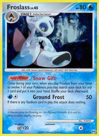 Froslass - 2/99 - Holo Rare - Reverse Holo