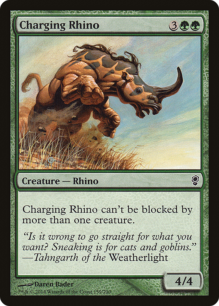 Charging Rhino (CNS-159) Foil
