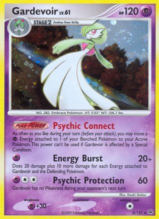 Gardevoir 008 - Holofoil Platinum - Holo Rare